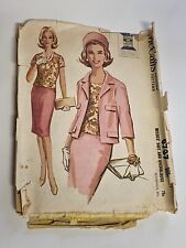 Rare Vintage McCalls sewing pattern 6737 “Jackie O Suit”  Size 10 picture