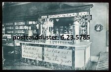 MEDFORD Massachusetts Postcard 1909 Smith's Pharmacy Interior picture