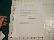 Vintage U S Senate autograph w letter 2-23-1983 PAUL LAXALT on GENERAL IDEAS picture