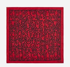 Collectable New H&M x Keith Haring Limited run Unusual Cotton Scarf Neck Tie picture