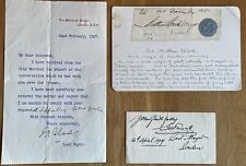 3 Autographs of Lord Mayors of London, Sir Matthew Wood, George Truscott, Blades picture
