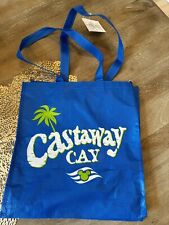 NWT Disney Cruise Line DCL Castaway Cay Mickey Minnie Reusable Shopping Tote Bag picture