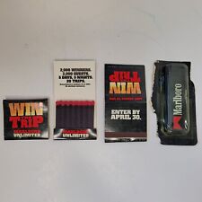 3 VTG Matchbook Marlboro Unlimited Win Trip 1996 Crazy Mountain Ranch & Lighter  picture