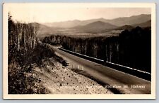 Wilmington Village From Whiteface Mountain Highway. NY Real Photo Postcard RPPC picture
