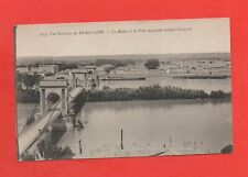 France - Beaucaire - The Rhone and The Bridge Suspendu (C3812) picture