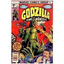 Godzilla #1  - 1977 series Marvel comics Fine minus Full description below [v picture