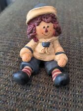Vintage Suzi Skogland Raggedy Doll Primitive Figurine picture