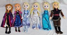 Disney Store Frozen Anna Elsa Kristoff Plush Doll Set picture