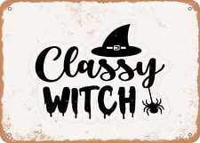 Metal Sign - Classy Witch - Vintage Look Sign picture