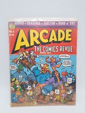 1975 ARCADE COMIC REVIEW #1 VF+ Gilbert Shelton R CRUMB Print Mint Boarded Seal picture