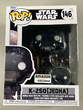 READ Funko Pop Star Wars #146 K-2SO Jedha Amazon Exclusive Rogue One with Pin picture