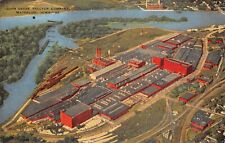 Aerial View John Deere Tractor Company Waterloo Iowa 1950 Postcard picture