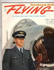 April 1956 Flying Magazine  Air Force academy cadet and mascot  (j1000 picture