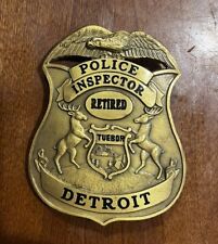 Retired Detroit Police Inspector, Patch picture