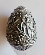 The Franklin Mint Collectors' Treasury of Eggs Pewter egg picture