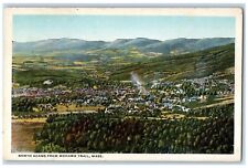 c1930's North Adams From Mohawk Trail Middleboro Massachusetts MA Postcard picture