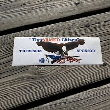 NRA 'The Armed Citizen' Television Sponsor Vintage Bumper Sticker picture
