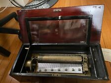 Antique Swiss Cylinder Music Box Working Multiple Songs; Presidential Provenance picture