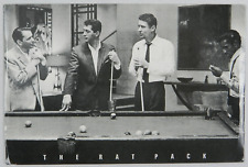 Four Gentlemen Stand Around Pool Table Rat Pack - Oakland, CA - Vintage Postcard picture