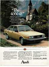 1981 AUDI 4000 4E beige tan 4-door hardtop Vintage Print Ad picture