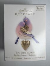 2012 Two Turtle Doves Hallmark Ornament Twelve Days Of Christmas #2 picture