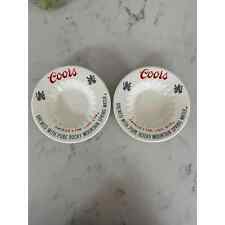 vintage coors ashtrays picture