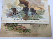 Antique Trade Cards-Norwegian Plow Co Dubuque Iowa/Adriance Platt Co N.Y. picture