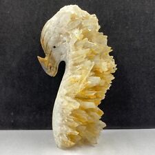 625g Natural quartz crystal cluster mineral specimen,hand-carved the dragon gift picture