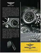 2004 Breitling Watch Instruments Bentley Continental GT Motors Print Ad/Poster picture