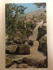 Alberta Falls From Bear Lake Road Rocky Mountain National Park Vintage Postcard picture