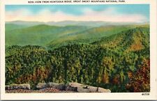 Postcard Great Smoky Mountains  - View from Heintooga Ridge picture