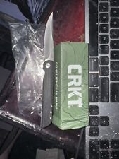 CRKT 3810 LCK + Lerch FLIPPER KNIFE BLK HANDLE 3.62 STAINLESS BLADE NEW picture