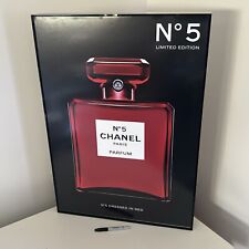 Huge Chanel Store Display Sign Double Sided Advertising No 5 Red Parfume Limited picture