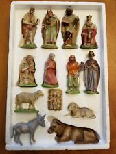 Antique Vintage Kauders Nativity Set 13 Pieces Made in Germany picture