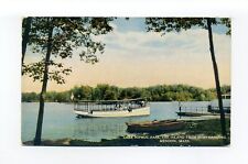 Mendon MA 1917 postcard, Lake Nipmuc Park, people, The Island from Boat Landing picture