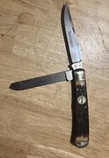 Vintage - Remington USA R12 2 Blade Trapper Folding Knife By Camillus USA picture