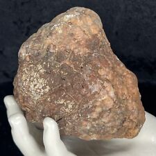 4” Red Unopened Geode Crystal Chalcedony Lapidary Mass Quartz Uncut Rough 1.10Lb picture