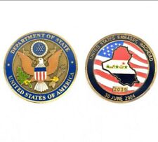 United States Embassy Baghdad 30 June 2004 Challenge Coin Collectable picture
