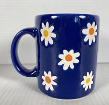 Vintage Waechtersbach Spain Mug Cup Blue Daisy Flowers (Excellent) picture