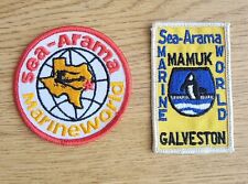 Vintage Rare Sea-Arama Marine World Galveston Texas Boy Scout Patches BSA picture