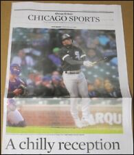 5/4/2022 Chicago Tribune Newspaper Sports Tim Anderson White Sox vs Cubs Wrigley picture