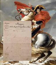 1810 Napoleon Signed Document Demanding Seizure of the Enemy's Military Archives picture