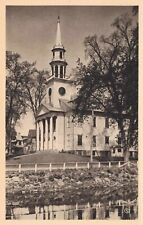 Congregational Church, Milford, CT Vintage PC The American Scene picture