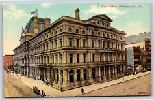 Philadelphia Pennsylvania~Old Post Office Bldg Street View~Vintage Postcard picture