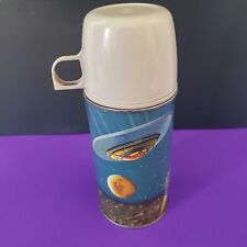 Ultra Rare Vtg 1958  Holtemp Space Exploration Metal Thermos Bottle #2006H USA picture