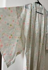 Beautiful Antique Japanese Cotton KIMONO Robe ,full Length picture