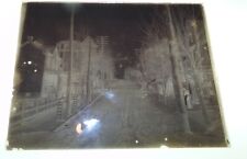 RARE 1920's GLASS NEGATIVE PHOTOGRAPH STREET VIEW HANCOCK MD? picture