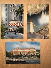 Three postcards, Bermuda, illustrated picture