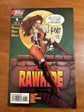 Topps LADY Rawhide #1 Signed Palmioti Mayhew 1995 Sexy Cover Comic Book #250/750 picture