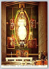 Postcard England Coventry Cathedral Tapestry by Graham Sutherland Church 3W picture